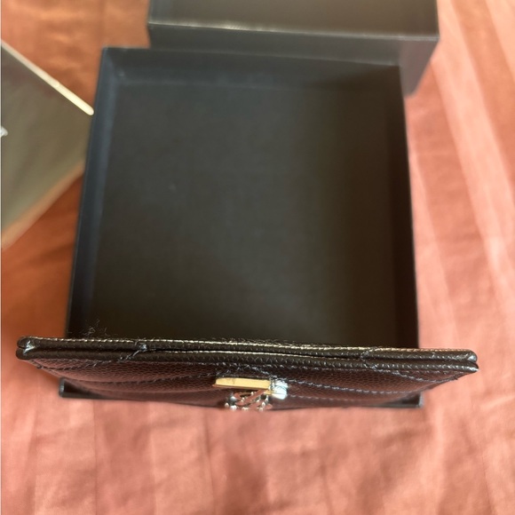 Saint Laurent Black Quilted Card Holder - Picture 5 of 5